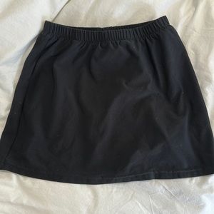 Nike Black Straight Mini Skort Skirt